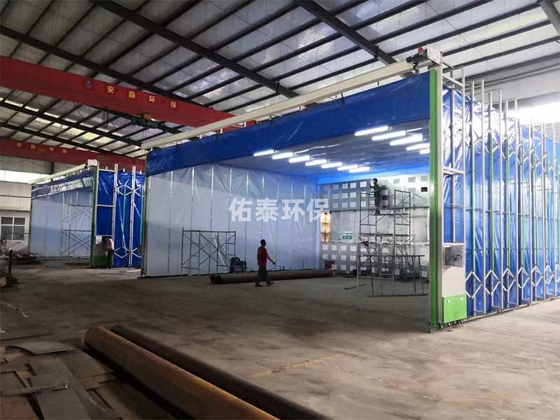 移動伸縮式噴漆房日常使用要注意的問題有哪些？